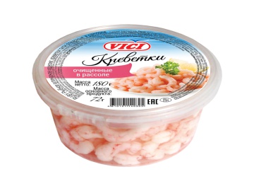 Креветки тити "VICI" (в рассоле) 180г