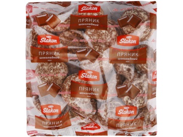 Пряник "С ШОКОЛАДНЫМ ВКУСОМ" 400г
