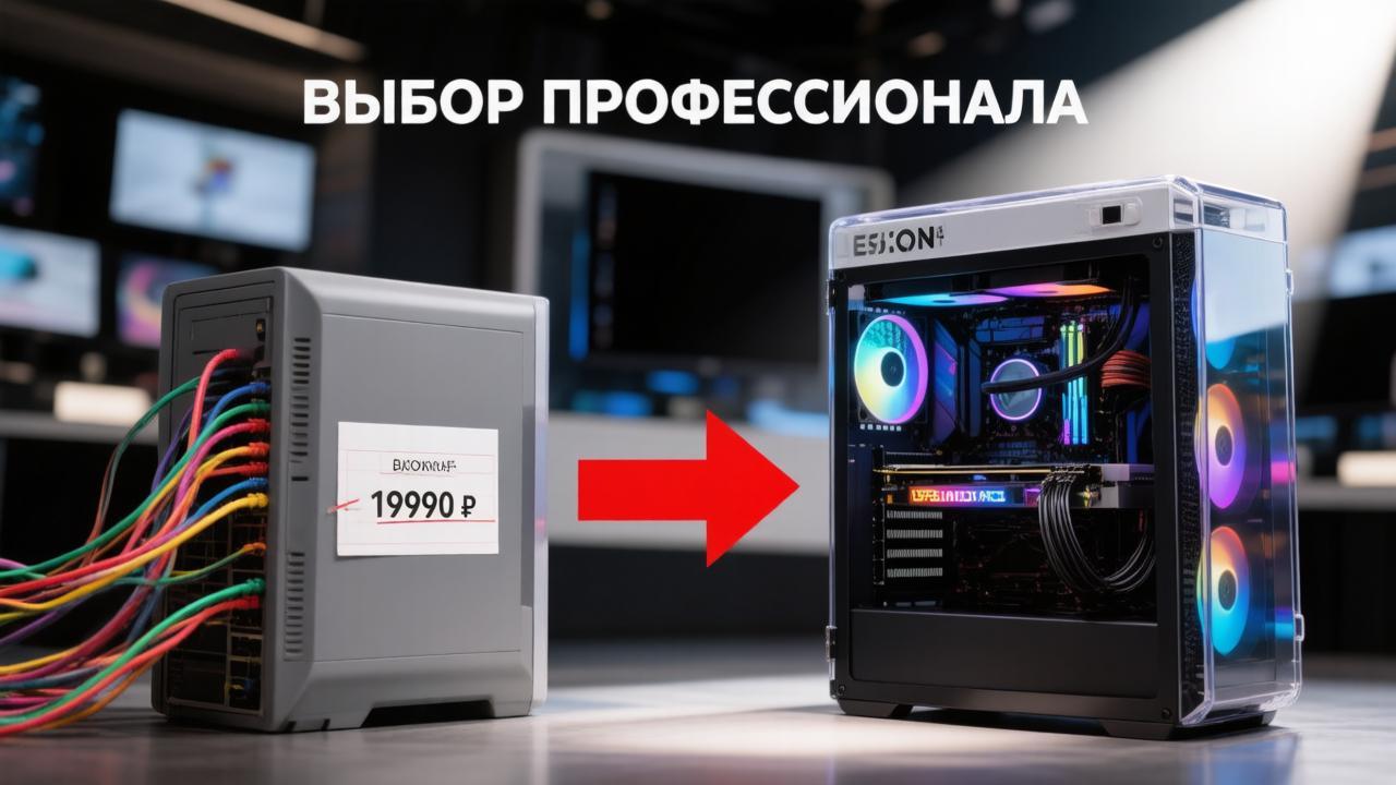 Почему стоит заказать сборку ПК “под ключ”, а не покупать дешевый готовый компьютер в супермаркете?