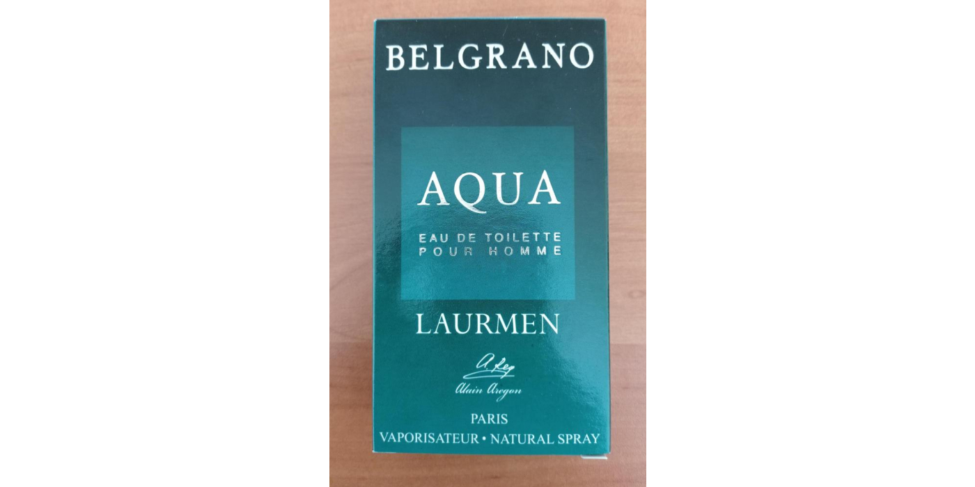Туалетная вода для мужчин «LAURMEN BELGRANO AQUA» (ЛАУРМЕН БЕЛГРАНО АКВА)