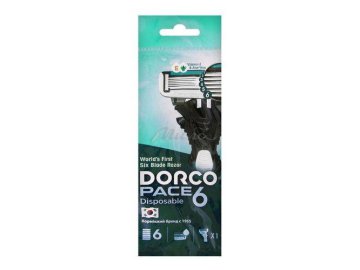 Станок для бритья Dorco Pace 6 одноразовый, мужской, 1 шт
