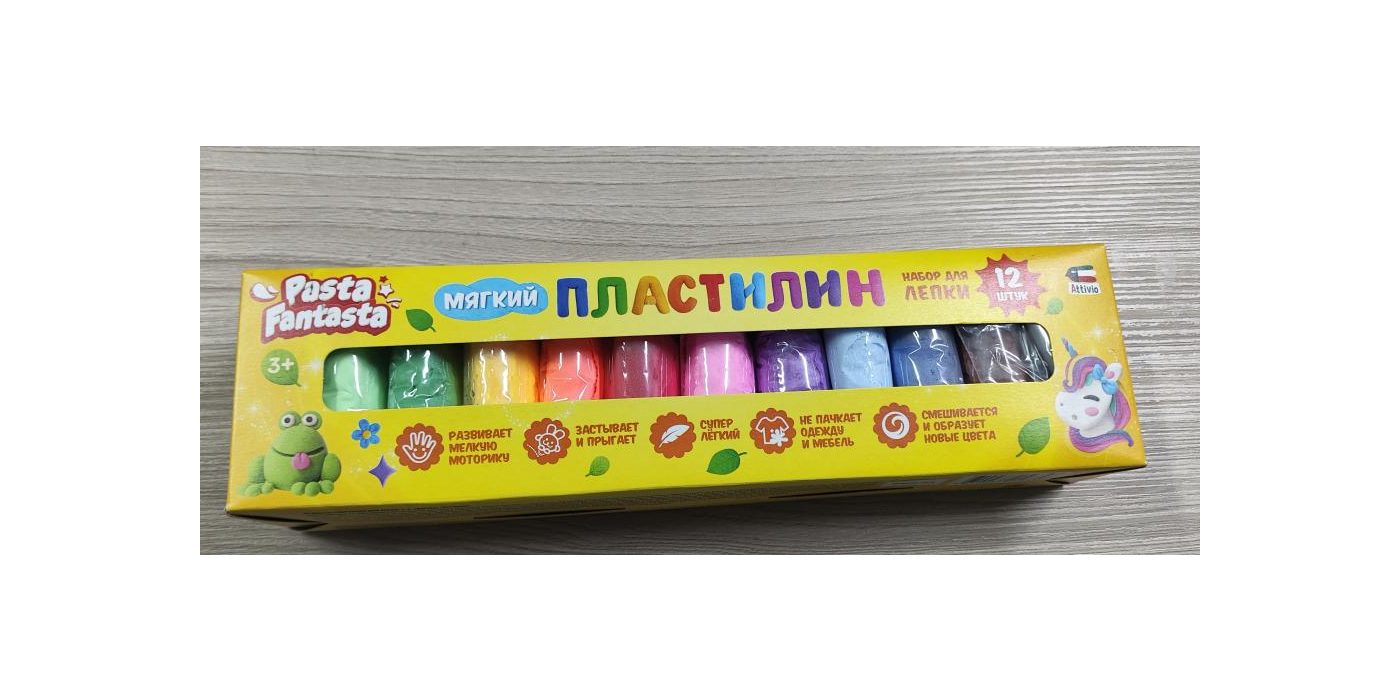 Игрушка – пластилин для лепки с торговым знаком «Attivio» (Аттивио) артикул DMP012