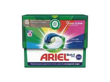 Капсулы для стирки ARIEL Liquid Capsules Color, 14 шт