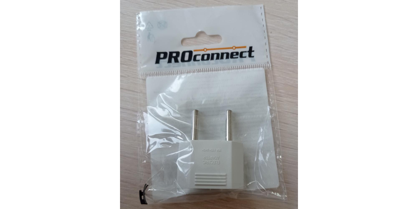 Сетевой переходник плоский «Тефаль» торговой марки «Proconnect» артикул 11-1041-9