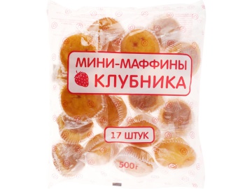 Мини-маффин(фрукт.-яг.нач.клубн.) 500г