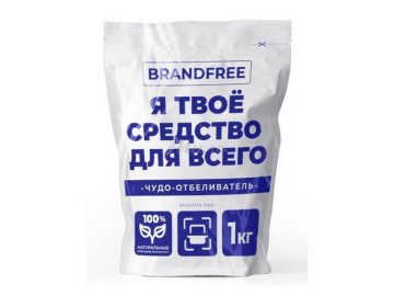 Средство очистительное BRANDFREE универсальное, на основе активного кислорода, 1кг
