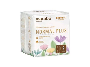 Прокладки гигиенические MARABU, нормал плюс, 9 шт.
