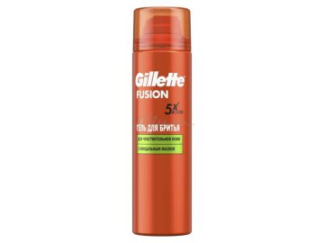 Гель для бритья GILLETTE Fusion Hydra Gel Sensitive Skin для чувствительной кожи, 200 мл