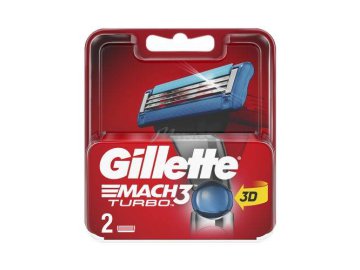 Кассеты для станков GILLETTE Mach3 Turbo, 2 шт
