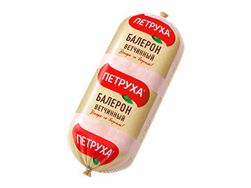 Колбаса Петруха Балерон Ветчинный в/с 470 г Серволюкс Агро ф-л Белмит