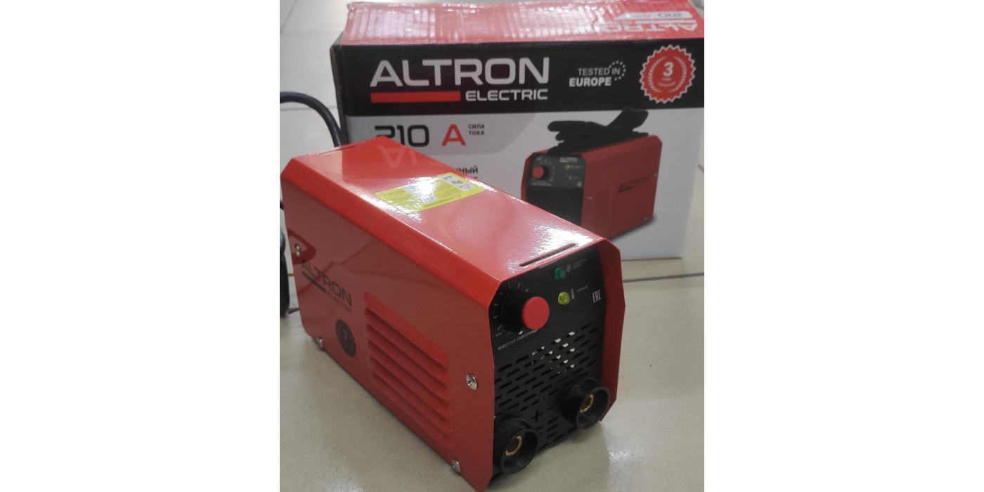 Инвертор сварочный торгового знака «ALTRON» модель ISA-210-3