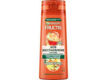 Шампунь для волос FRUCTIS Garnier SOS Восстановление укрепляющий для секущихся и очень поврежденных волос, 400