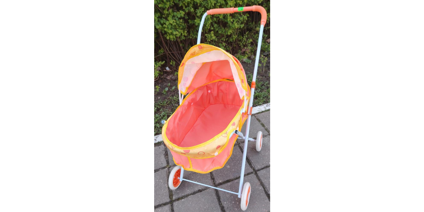 Игрушка - коляска для кукол артикул 207-BA (7700-014), для детей старше 3 лет