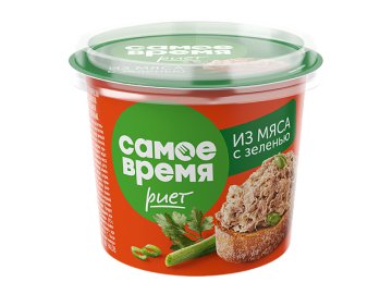 Риет Самое время из мяса с зеленью 150 г