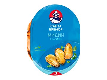 Мидии Санта Бремор в заливке 180 г