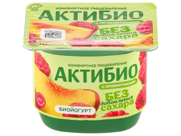 Йогурт"АКТИБИО"(персик-малина 3%)130г.