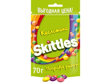 Драже "SKITTLES" (кисломикс) 70г