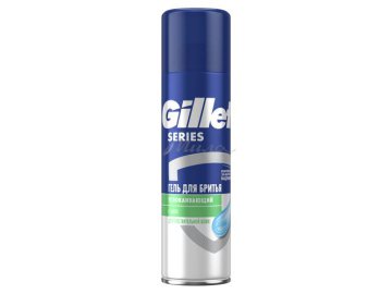 Гель для бритья GILLETTE Series Sensitive Алоэ для чувствительной кожи, 200 мл
