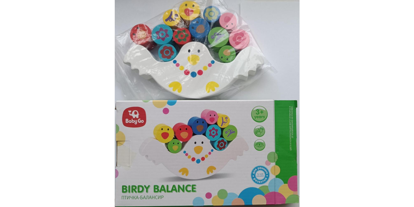 Игрушка с товарным знаком «Baby Go» «Птичка-балансир» артикул КАВI-0025, для детей старше 3 лет