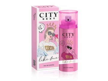 Вода туалетная CITY SEXY Like me для женщин, 60 мл