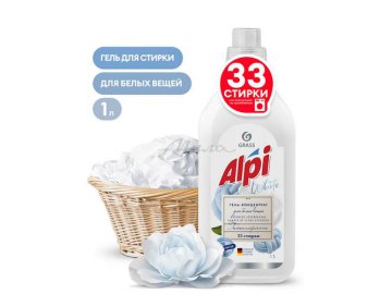 Гель-концентрат GRASS Alpi White Gel для стирки белых вещей, 1 л