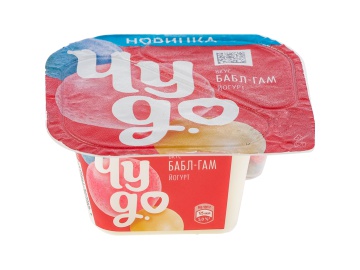 Йогурт"ЧУДО"(бабл-гам и злак.шар,4%)101г