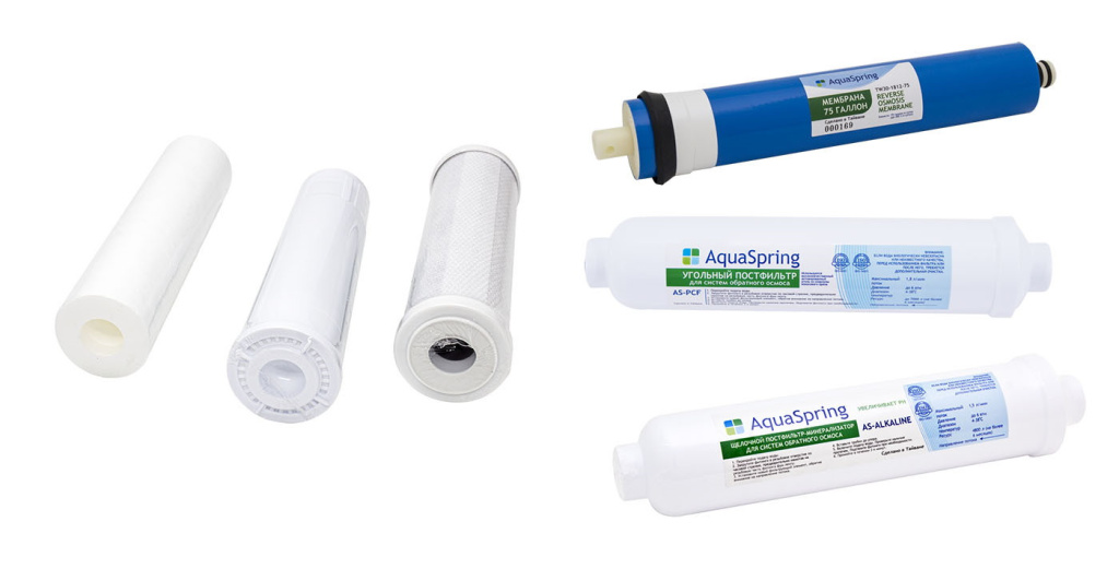 Картриджи в AquaSpring AS-600-PH